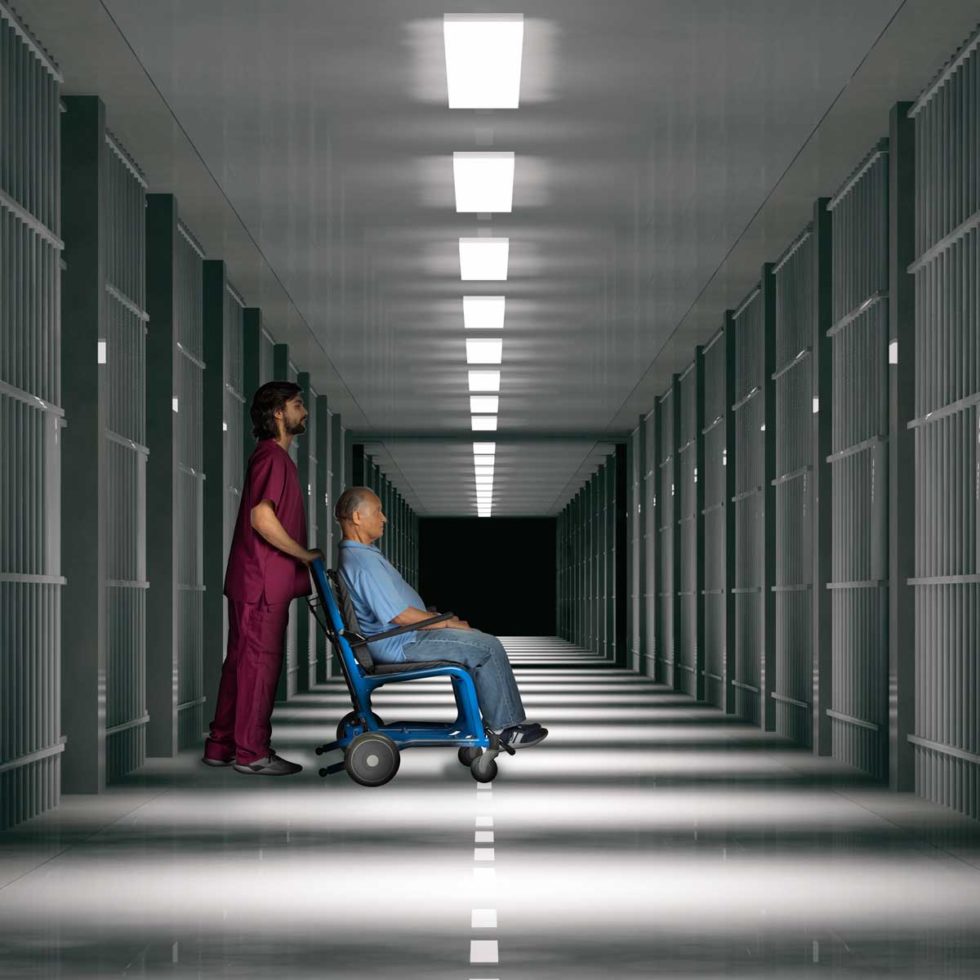 Staxi transportation chairs for Correctional Facilities